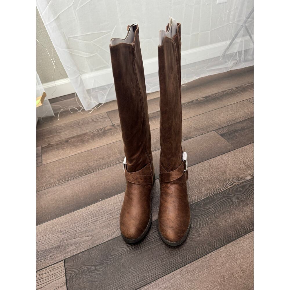 NWT B52 Faux Leather Boots by BullBoxer Tan Brown Kayley size 6.5 - Picture 3 of 8